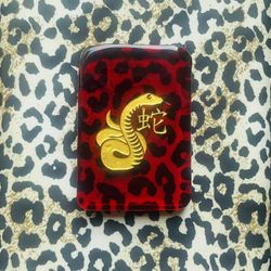 Beautiful Red Envelope-Year of the Snake Glass Figurine 