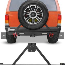 89-01 Jeep Cherokee XJ rear bumper w/tire carrier