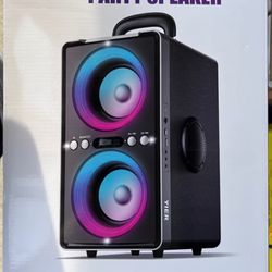 200W Peak Portable Loud Stereo with Subwoofer