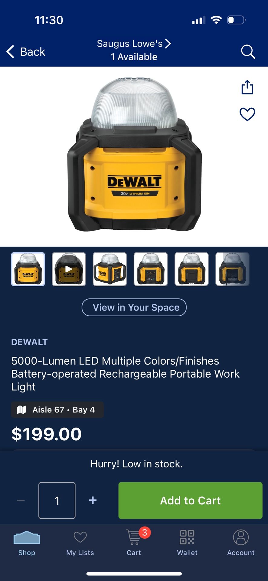 dewalt light
