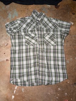 Vintage Plaid Short Sleeve