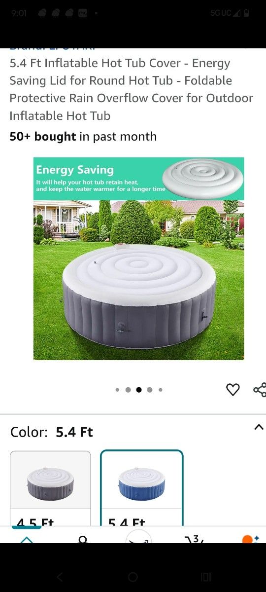 Inflatable Top/ Cover For Inflatable HOT Tub. Who knows, It May fit An Inflatable Pool. SEE Photos. Cash Pickup Only
