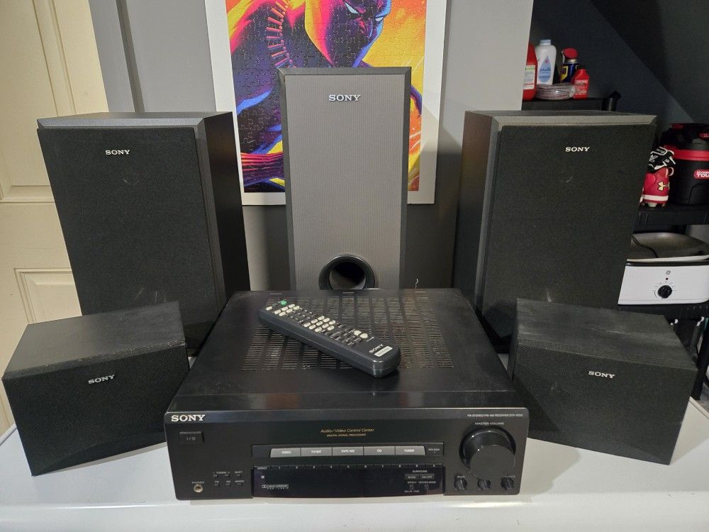 Vintage Sony stereo system 