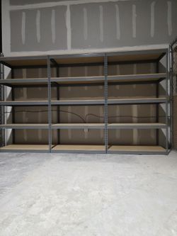 Warehouse Storage Rack Shelving 48 in W x 24 in D Shelves Similar To Uline Delivery Available