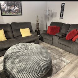 Ashley Reclinable Sofas - 2  (Priced To Sell Quickly)