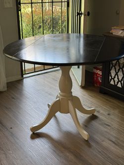 Kitchen Table With Leaf Extensions
