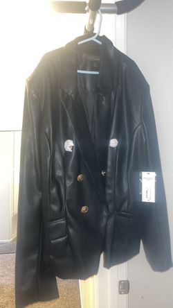 Bold Elements Faux Leather Jacket