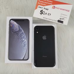 WITH BOX APPLE IPHONE XR 64GB UNLOCKED.   DRONE  LOWEST WHOLESALE PRICES WITH OPTION TO PAY  IN PAYMENTS  WITH NO CREDIT CHECKS   