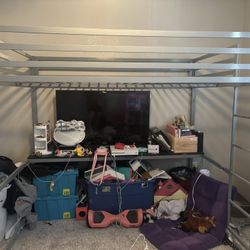 FULL LOFT BED with DESK!