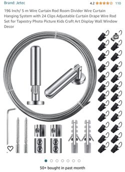 Wire Curtain Rod