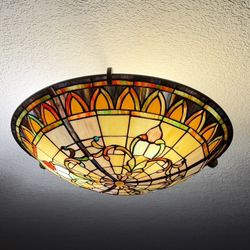 Stained Glass Chandelier