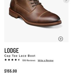 Men’s Florsheim Chalet Cap Toe Boots