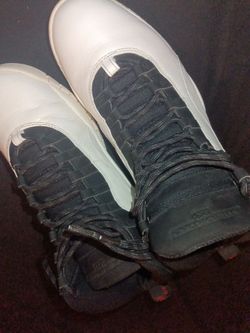 Air Jordan 10 White Black Sneakers