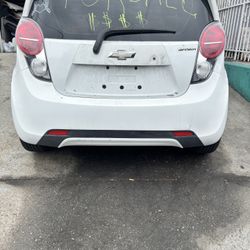 white chevy spark 2013 compact 