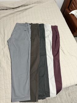5 Men's Casual Pants 32x30