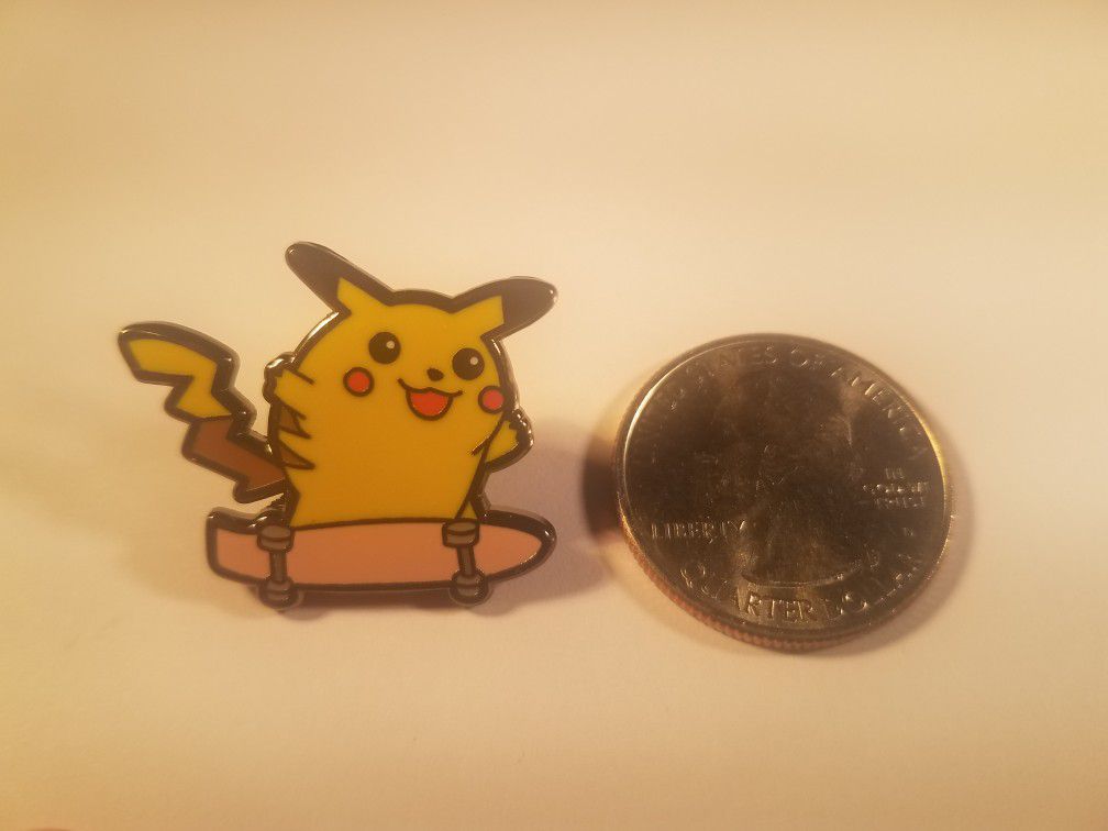 *SHIP ONLY* Skateboarding Pikachu Hard Enamel Collectible Pokemon Pin Badge