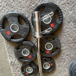 Olympic Curl Bar Weights