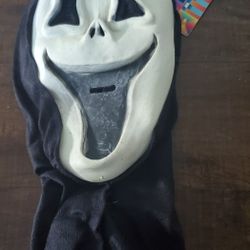 Collegeville Imagineering Surprised Ghost Of Horrors Scream Mask Vintage New