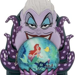 Loungefly Disney Little Mermaid Ursula Crystal Ball Mini Backpack