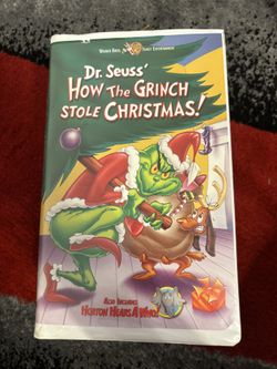 Dr. Suess Grinch Stole Christmas VHS 