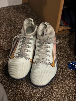Used soccer turf cleats