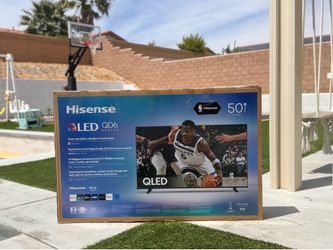 50” Hisense smart 4k Qled tv