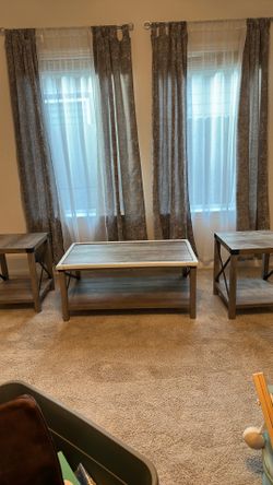 3 piece living room table set
