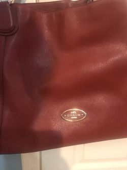 Coach Red hand bag