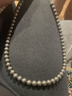 Silver Pearl 925 Necklace