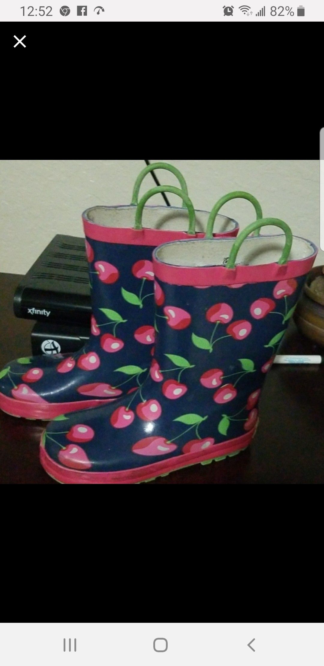 Raining boots