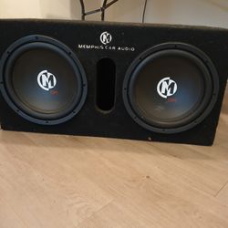 Memphis Car Audio Subwoofers With Box