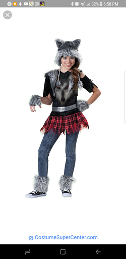 Werewolf girl costume