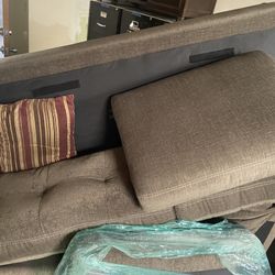 Brown Sectional Couch Small/medium Size 