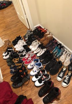Jordan’s,uggs,puma,vans,and Nike’s sizes 3-9