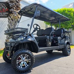 NEW 2025 ICON i60L LITHIUM Electric Golf Cart - 6 Passenger

- Raven Black Metallic 