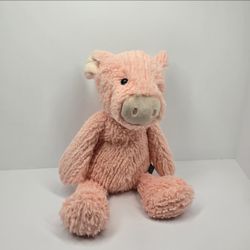 Manhattan Toy Company Adorables Peaches The Pig Plush Stuffed Animal Floppy Pink