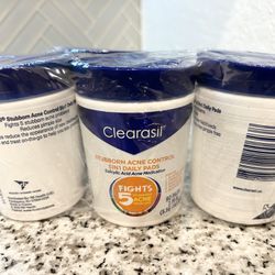 $10 for (6) BRAND NEW SEALED Clearasil Facial Cleansing Pads 