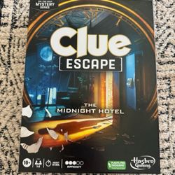 Clue Escape |The Midnight Hotel | Escape Room Board Game | 1-6 Players