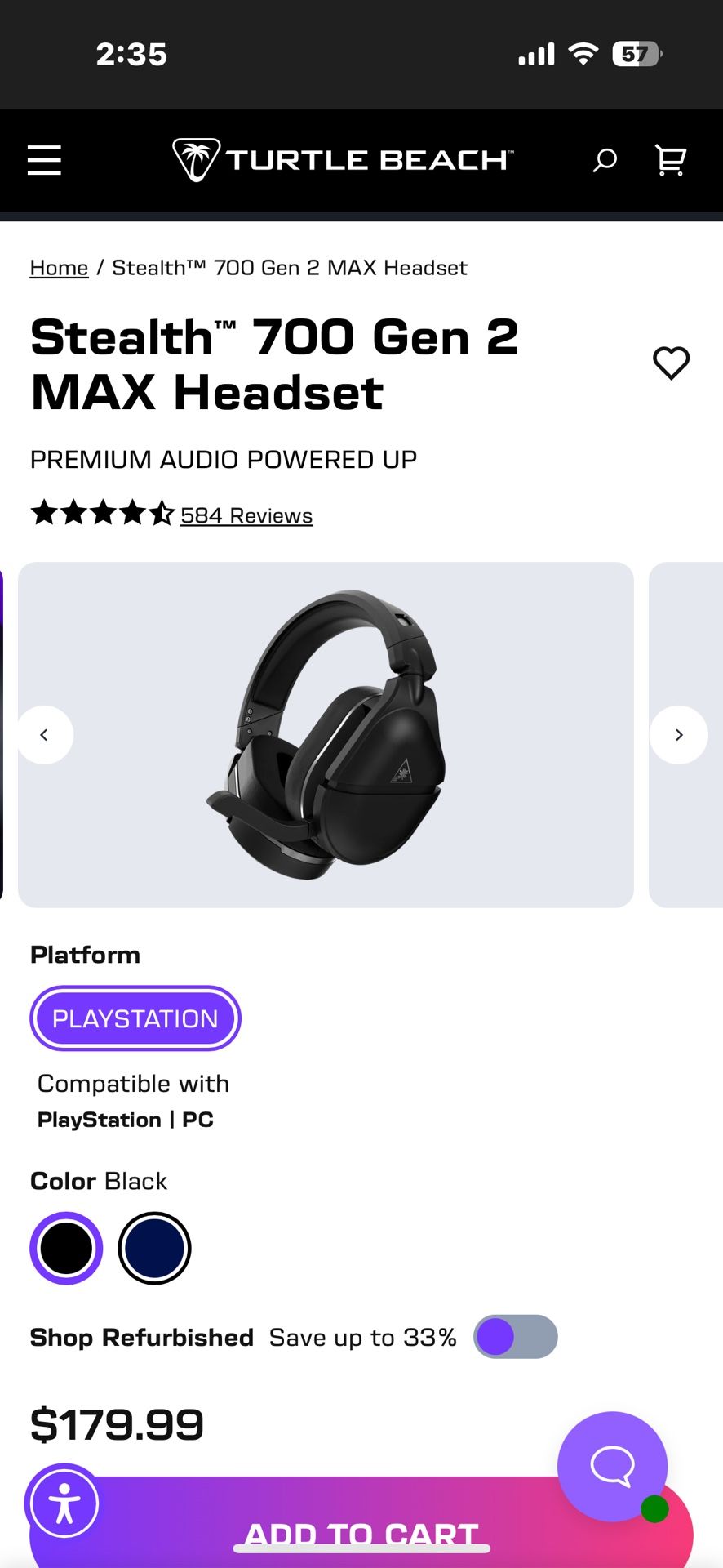 Turtle Beach Stealth 700 Gen 2 Wireless Headset