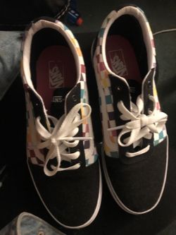 Rainbow Vans 6y. 7.5 in Women’s