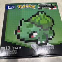 MEGA Pokémon Bulbasaur Pixel Art Building Set