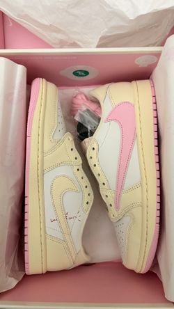 Air Jordan 1 low Travis Scott shy pink