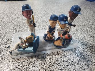 LA DODGERS BOBBLEHEADS 5 SET