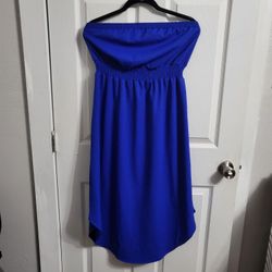 Blue Strapless 