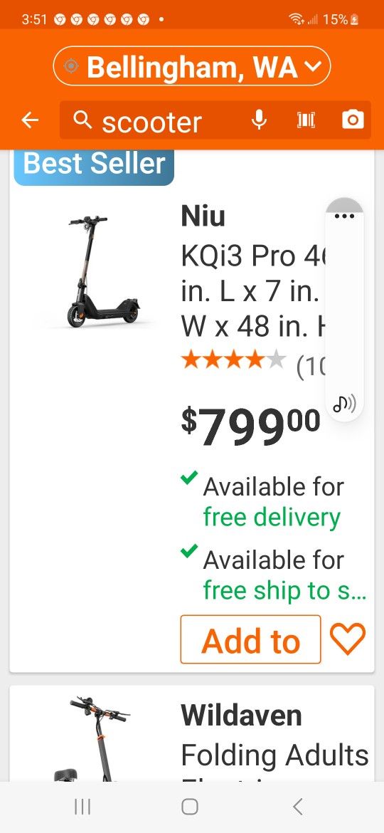 Brand New Electric Adult Scooter