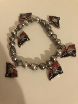 South Carolina Gamecock charm bracelet