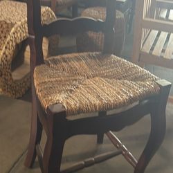 Teak barstool 
