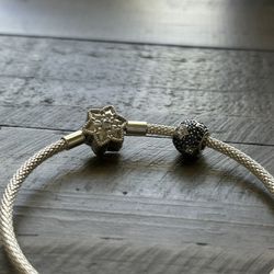 Pandora Mesh Bracelet with Charm 