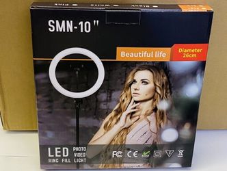 Photo Video Ring Light 10″