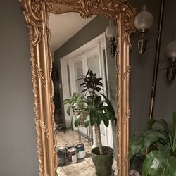 Restored Vintage Antique Mirror 